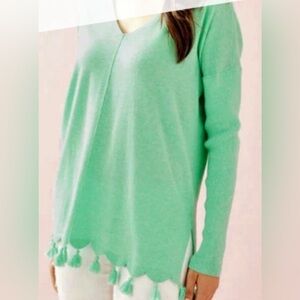 LILLY PULITZER Tassel Jersey Top